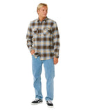 Shirt Rip Curl Count Flannel / Brown/Blue

