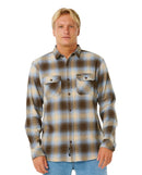 Shirt Rip Curl Count Flannel / Brown/Blue
