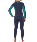 Sisstrevolution 4/3 7 Seas Women's Wetsuit - Chest Zip - Strong Blue
