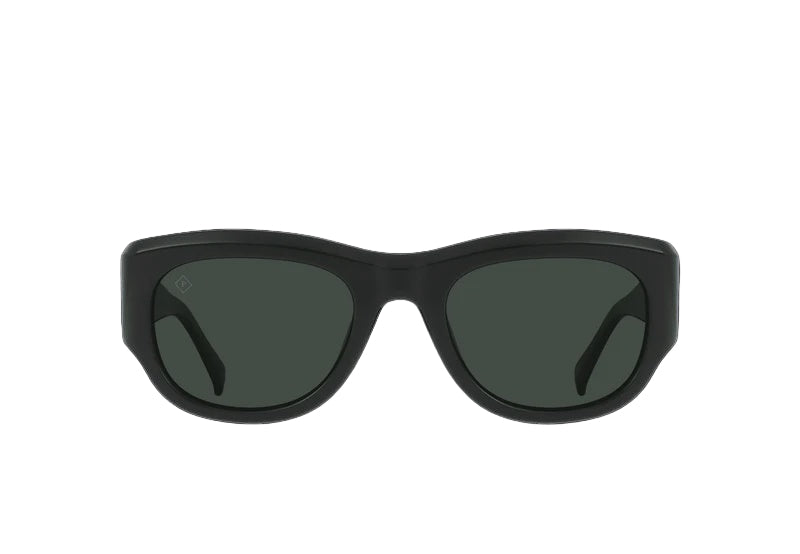 Raen Sunglasses Lonso Recycled Black / Green Polarized