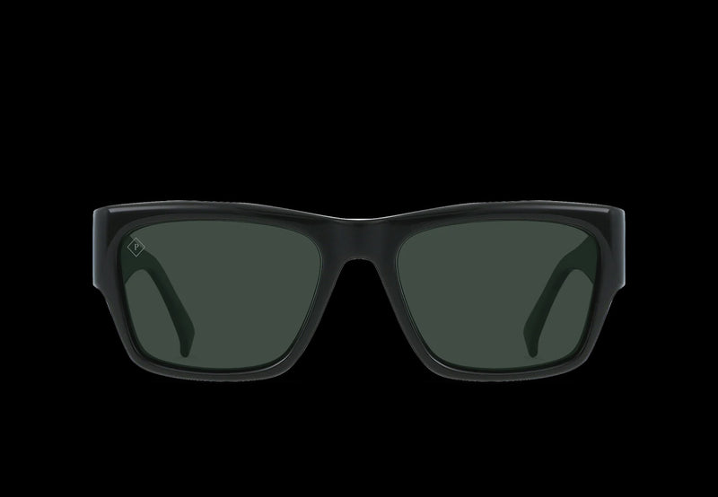 Sunglasses Raen Rufio Recycled Black / Green Polarized