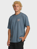 Billabong T-Shirt Double Spread Slate Blue