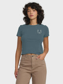 RVCA T-Shirt 411 Cypress Green