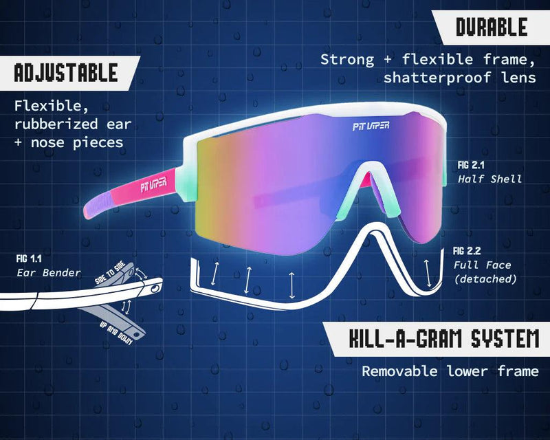 Pit Viper Sunglasses The Bonaire Breeze Try-Hard