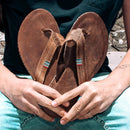 Veldskoen Brown Leather Plakkie / Flip Flops 