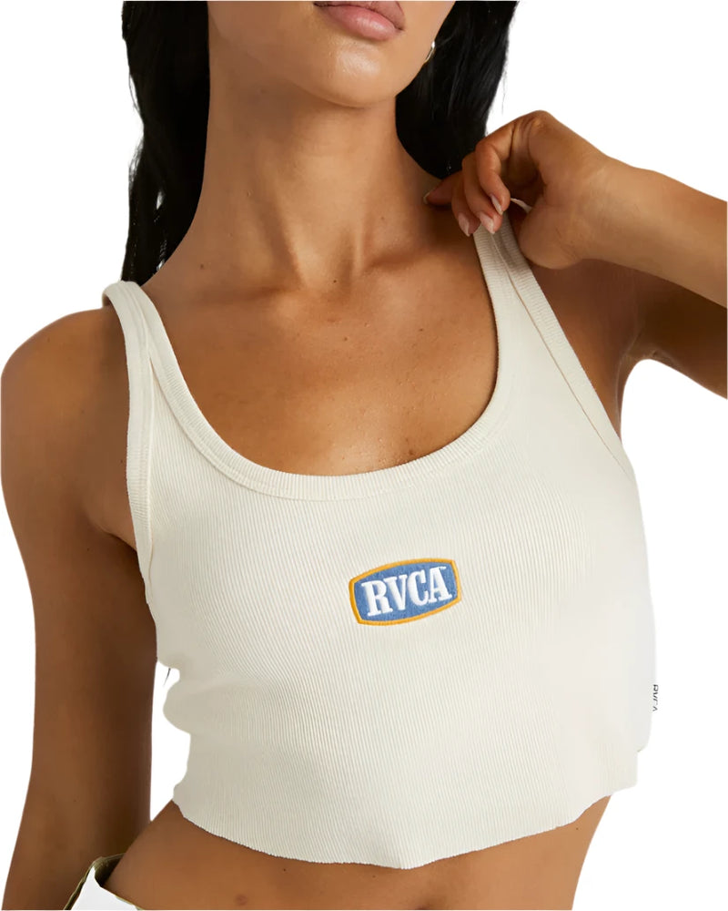 RVCA Vest Ladies Old West Scooped Tank Natural