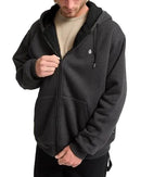 Zip Hoodie Volcom Zip Sherpa Heather Black