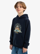 Quiksilver Hoodie Graphic Boys Dark Navy