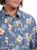 Quicksilver Shirt Blue Floral