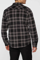 O'Neill Glacier Plaid Super Flannel Black