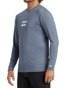 Billabong Rash Vest All Day Wave L/S Navy Heather