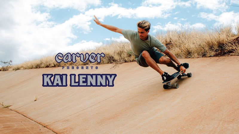 Carver Skateboard 31 Kai Lenny Lava C7 Surf Skate