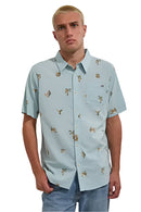 Shirt Salty Crew Oasis Woven Aqua