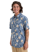 Quiksilver Shirt Blue Floral