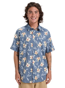 Quiksilver Shirt Blue Floral
