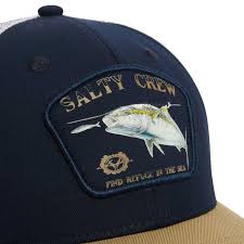 Salty Crew Cap Surface Retro Trucker Navy Tan