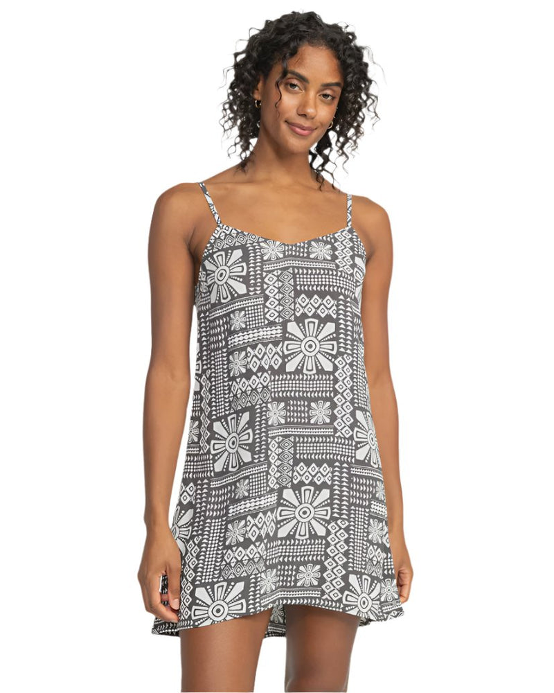 Roxy Dress Shine A Light Printed Phantom Mo Rockin Vibe App