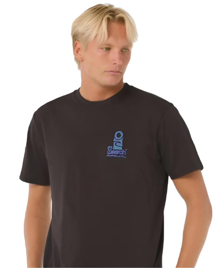 Rip Curl T-shirt VaporCool Search Stack Black