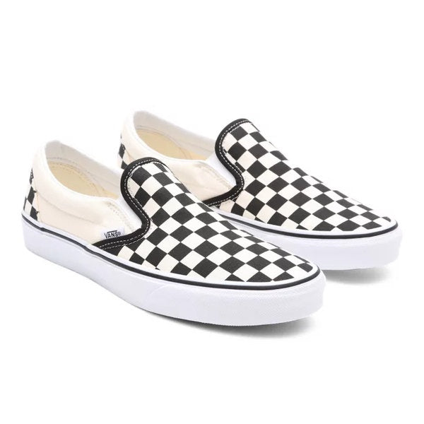 Vans Sneaker Classic Slip On Checkerboard White/Grey