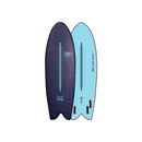 SB O&E Flying Fish Ezi Rider Quad 5'8