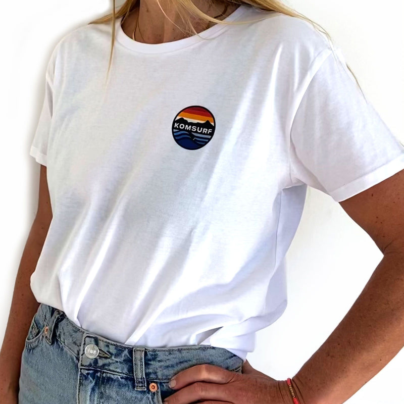 Komsurf Tee-Shirt Ladies Roundhouse White