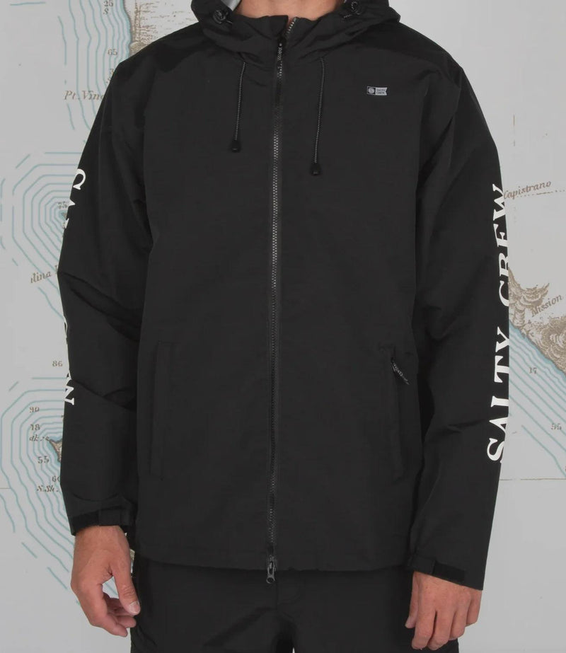 Salty Crew Jacket Pinnacle Black