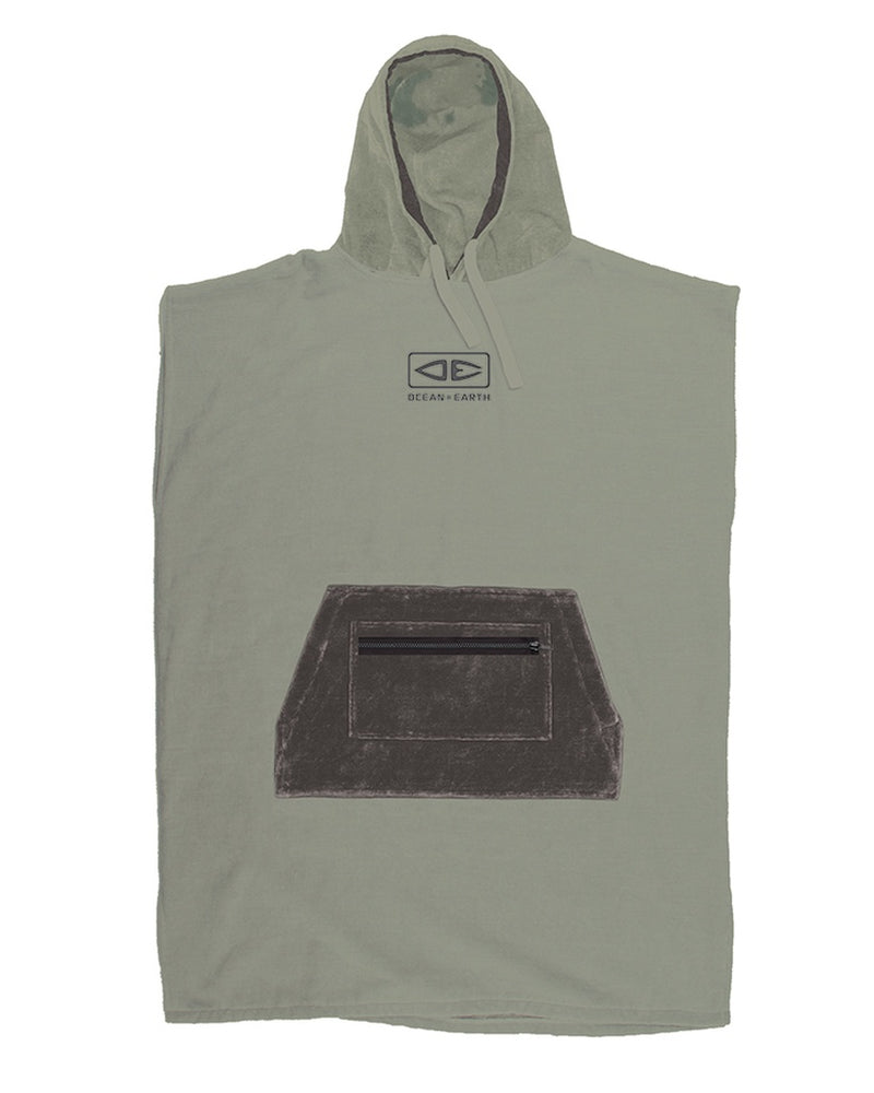 Ocean And Earth Men's Daybreak Hooded - OlivePoncho