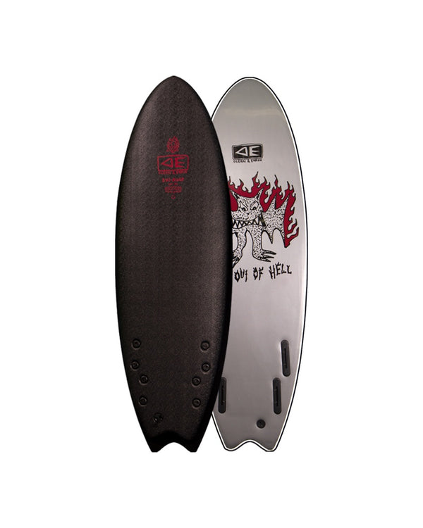 Ocean and Earth Surfboard BAT Outa Hell Quad 5'6