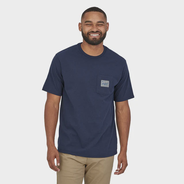 Patagonia T-shirt Quality Surf Pocket Navy
