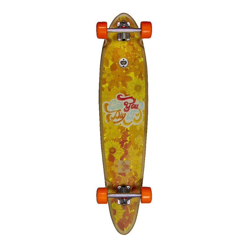 Duster Skateboard Dig It Longboard Bamboo Orange 40