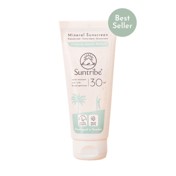Sunscreen Suntribe Lotion 100ml Tube (mint) Natural Mineral