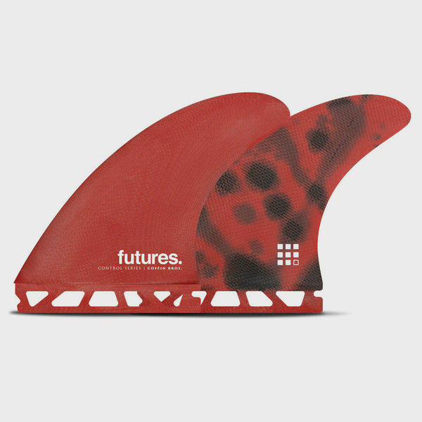 Fins Futures Coffin FG Thruster Red/Black