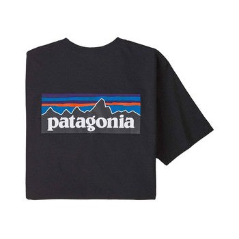 Patagonia T-shirt P-6 Logo Responsibili-T Black