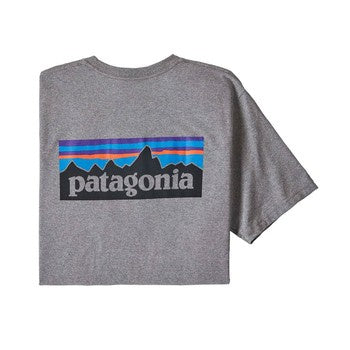 Patagonia T-shirt P-6 Logo Responsibili-T Gravel Heather